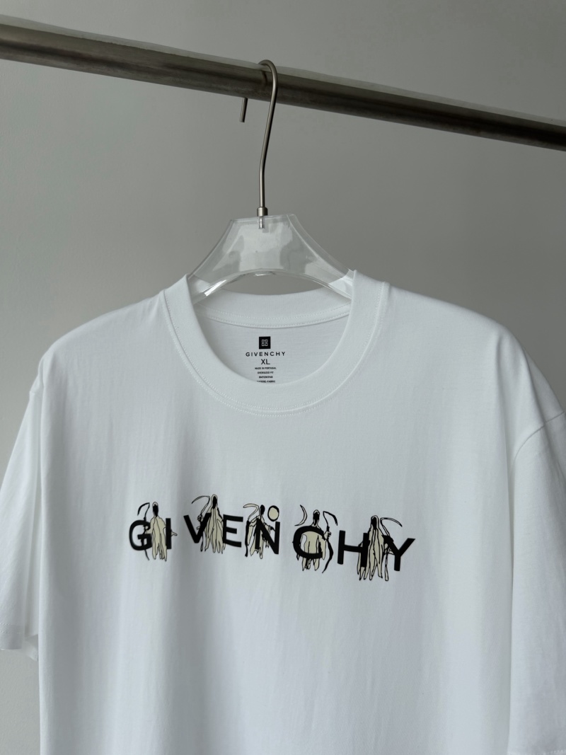Белая футболка Givenchy с логотипом