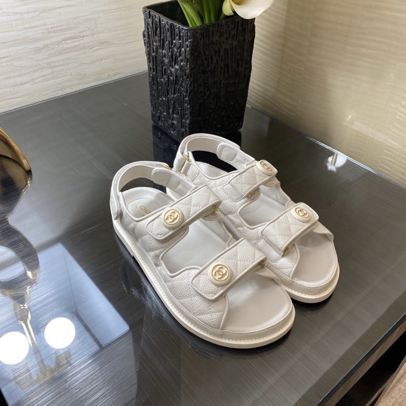 Сандали Chanel белые
