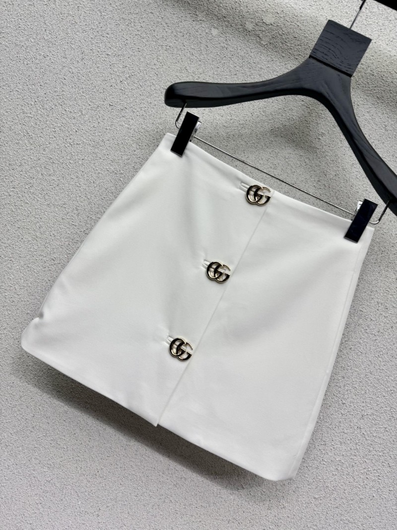 Юбка Gucci с логотипными пуговицами