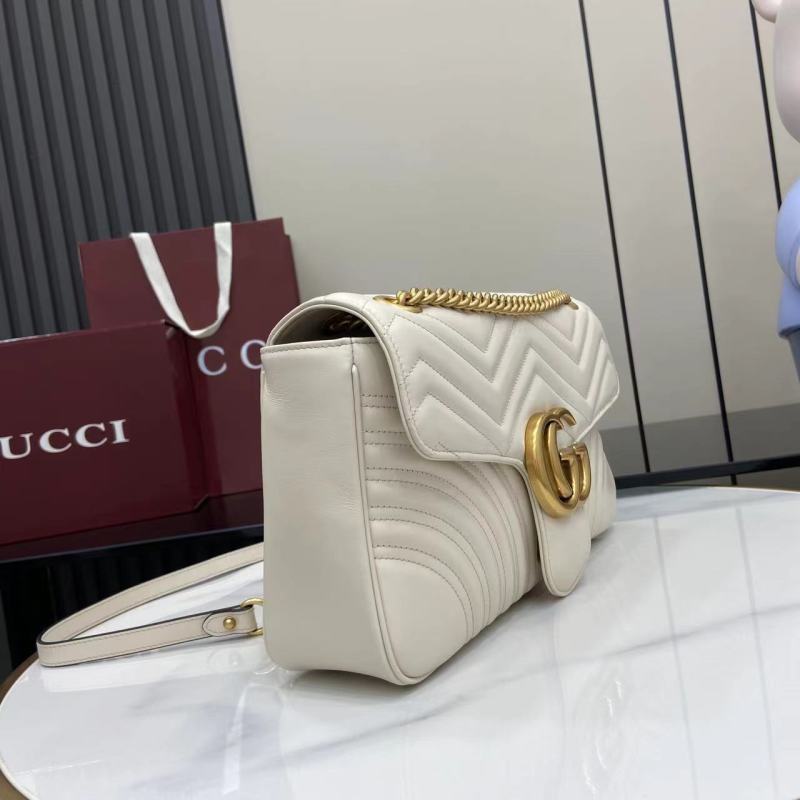 Женская сумка Gucci GG Marmont белый