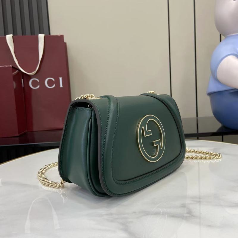 Сумка Gucci зеленая с цепочкой