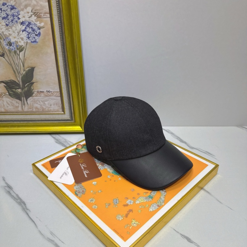 Кепка с кожаным околышом Loro Piana
