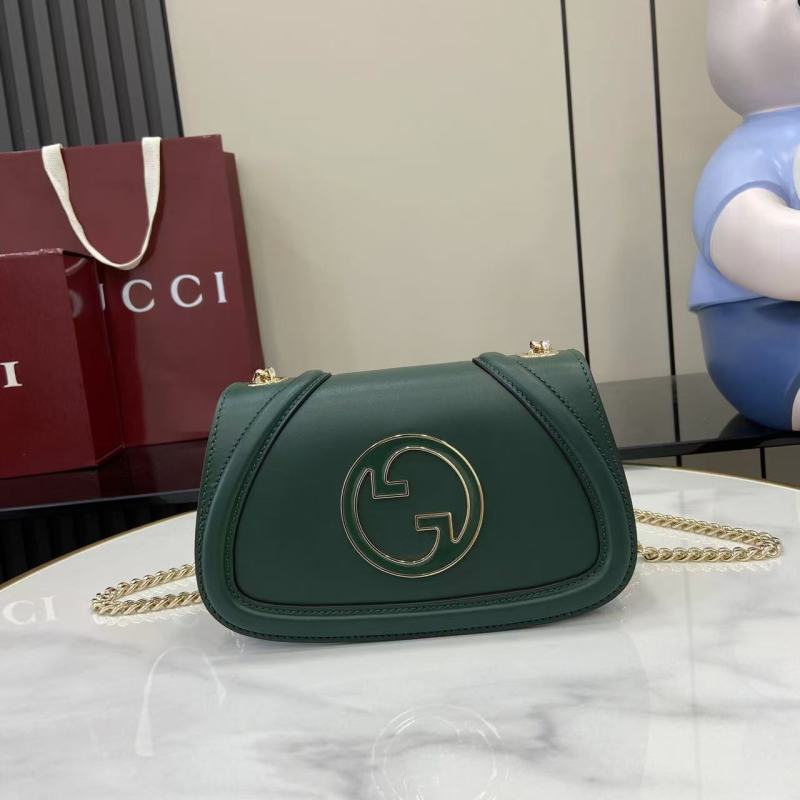 Сумка Gucci зеленая с цепочкой