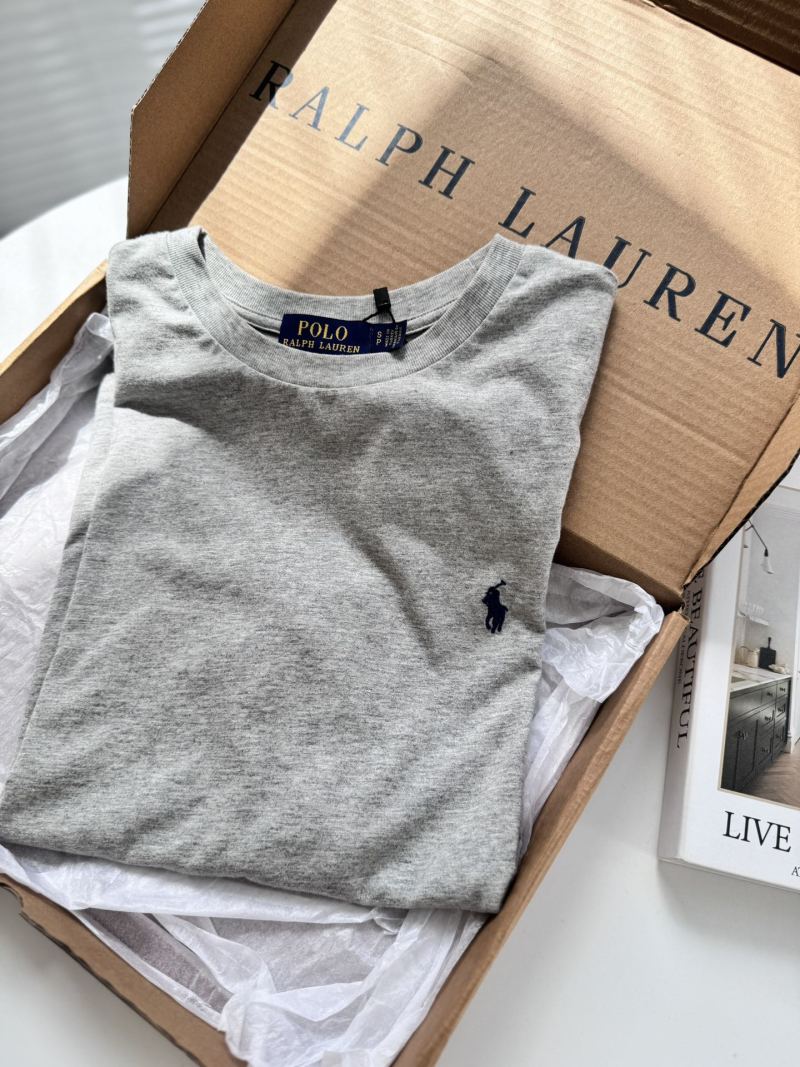 Футболка Polo Ralph Lauren женская серая