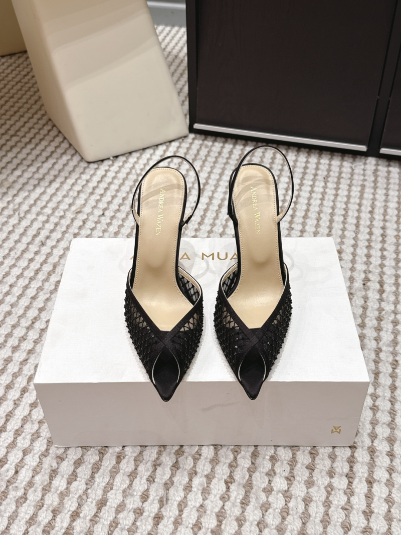 Женские туфли на высоком каблуке с открытой пяткой Andrea Wazen