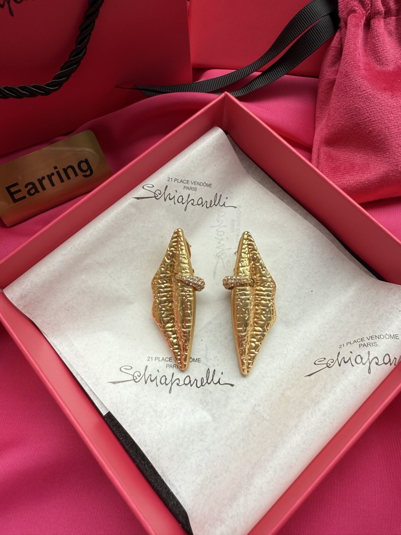 Серьги с кристаллами Schiaparelli