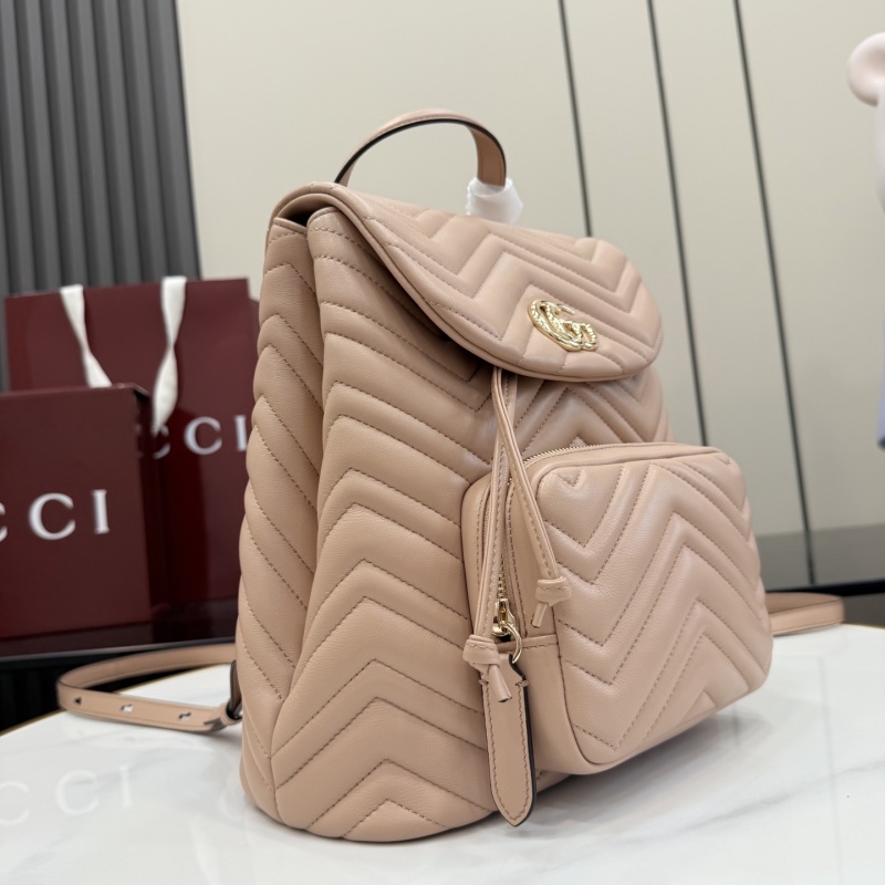 Рюкзак Gucci бежевый с квилтингом