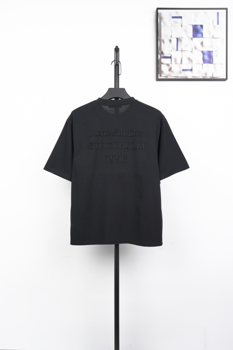 Футболка Acne Studios черная с логотипом