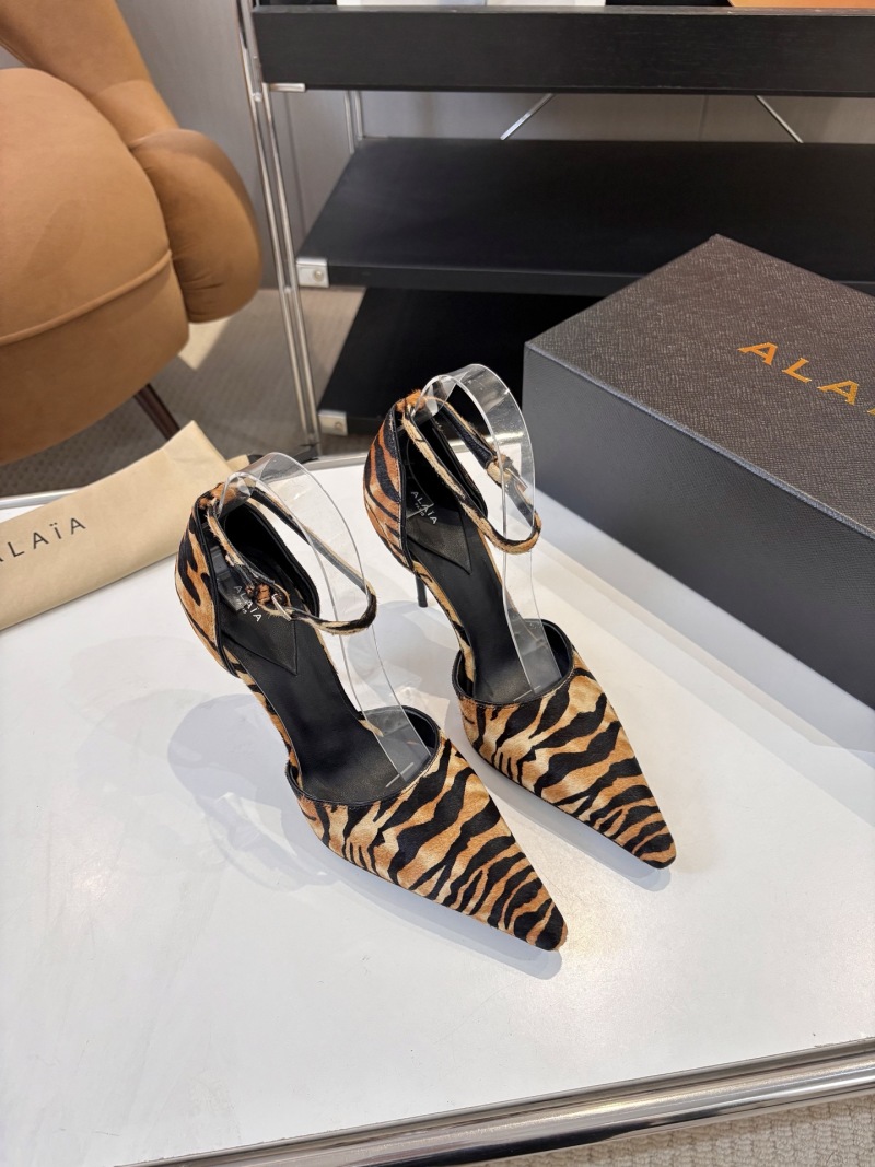 Женские туфли Alaia с принтом под зебру Alaïa