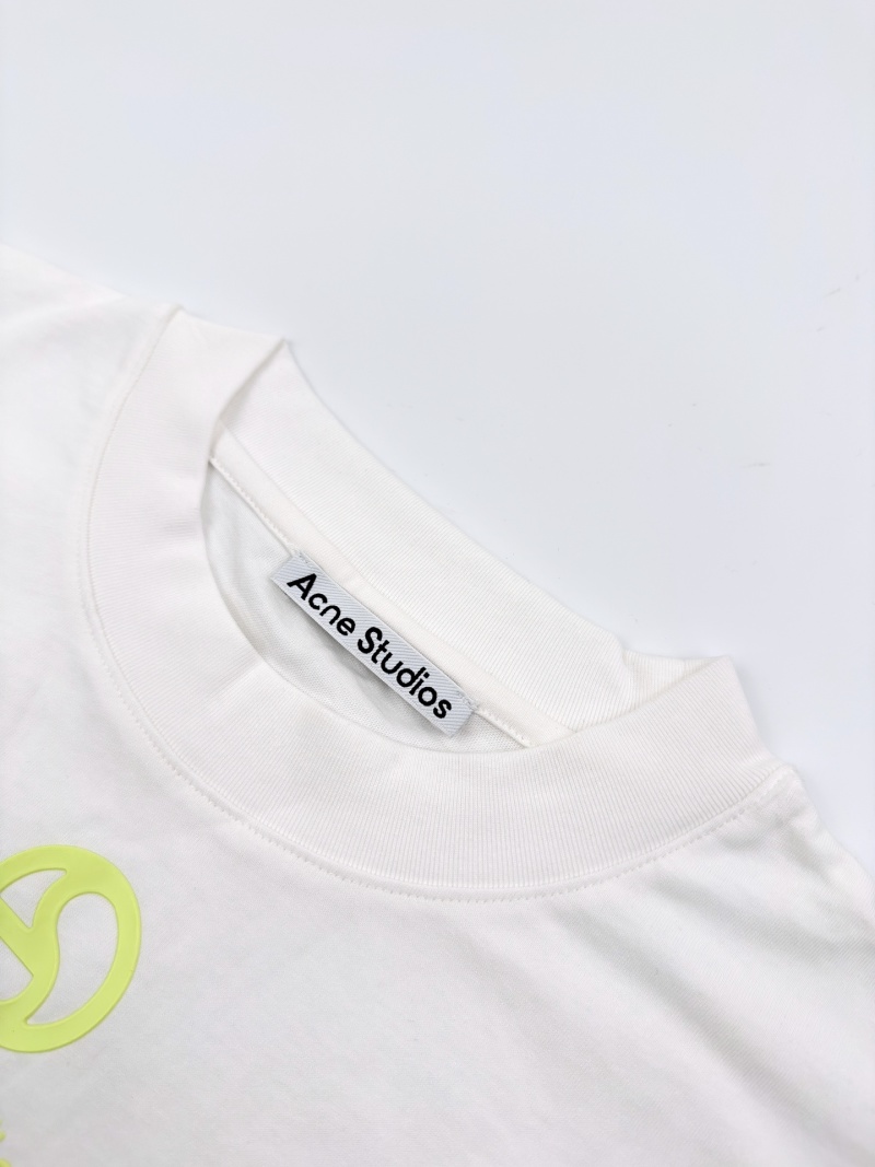 Футболка Acne Studios белая с логотипом