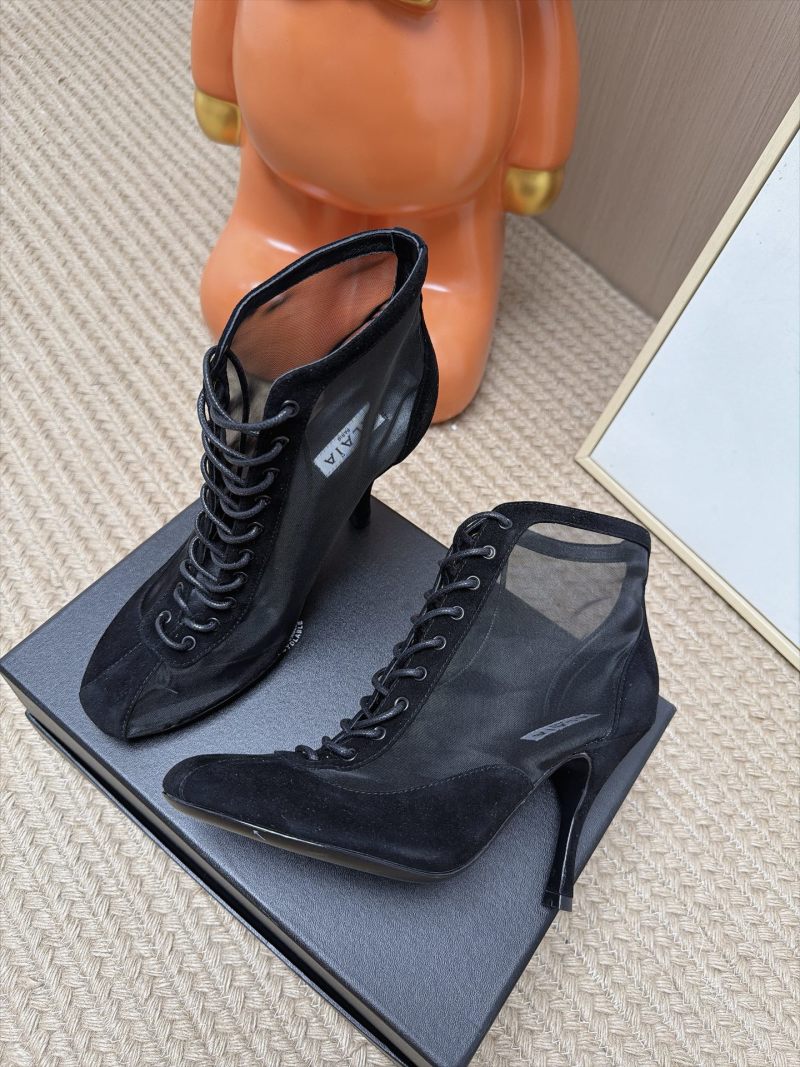 Женские ботильоны Alaia черного цвета Alaïa