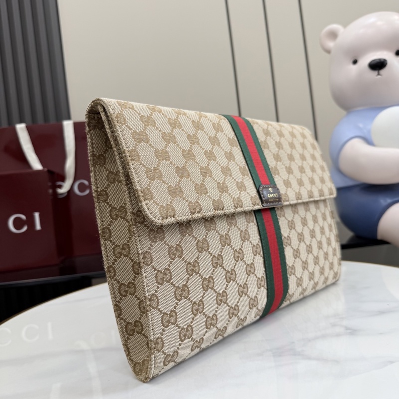 Портмоне Gucci с монограммой и полосой