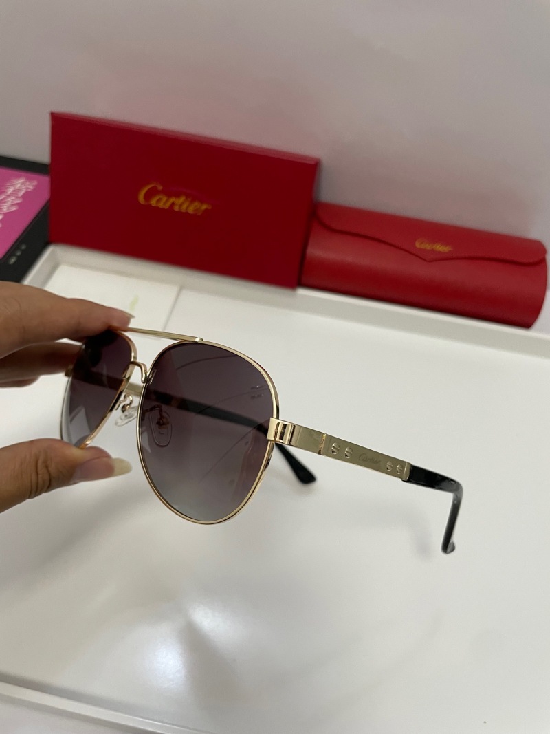 Солнцезащитные очки авиаторы Cartier