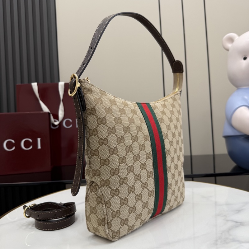 Сумка-мешок Gucci с монограммой и ремешком