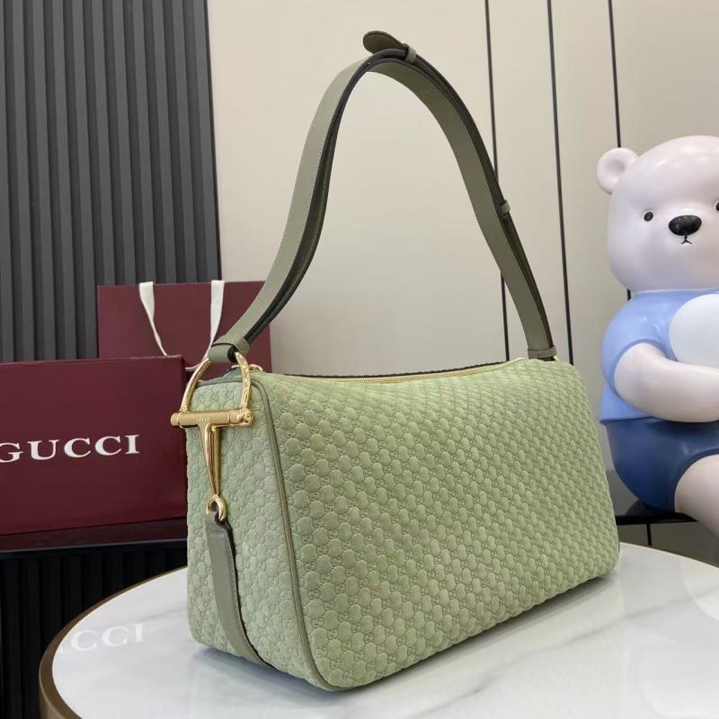 Сумка Gucci зеленая замша