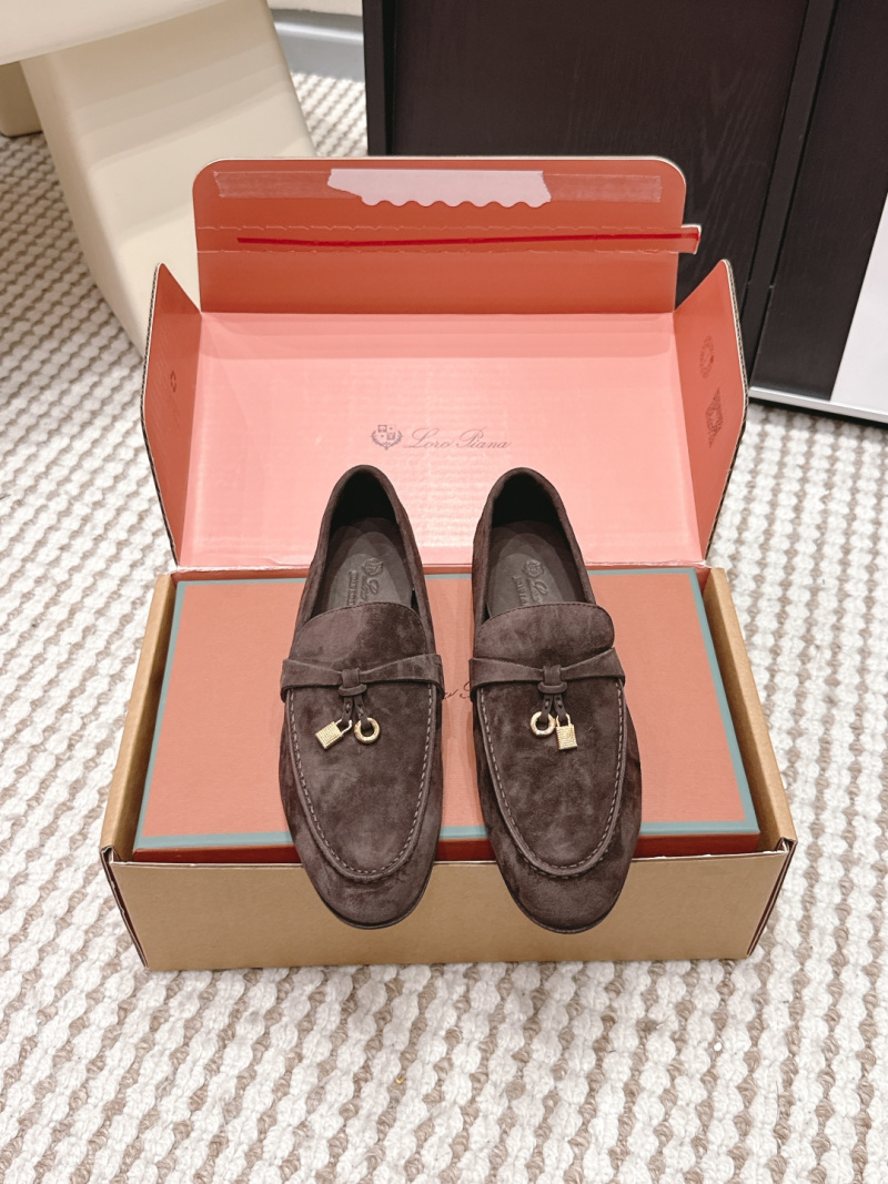 Loro Piana Summer Walk кожаные лоферы
