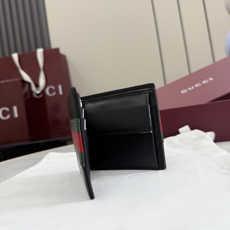 Портмоне Gucci с красно-зеленой полосой