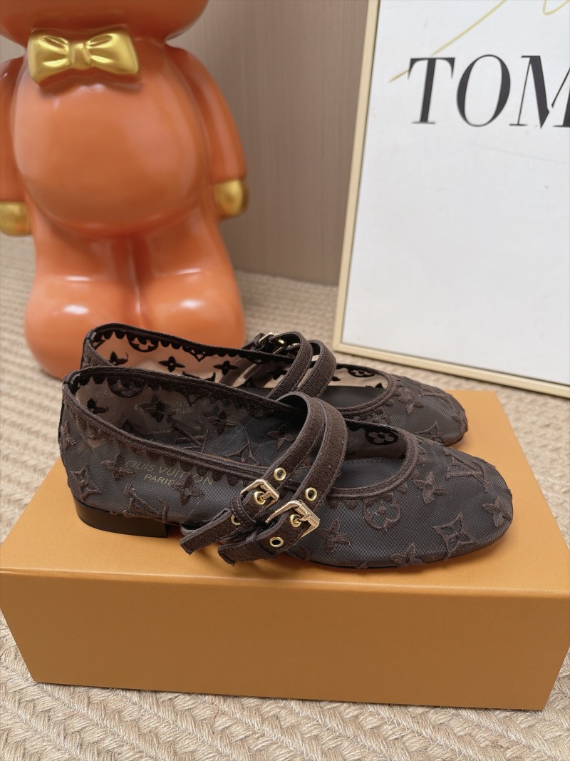 Женские туфли Louis Vuitton с ремешками