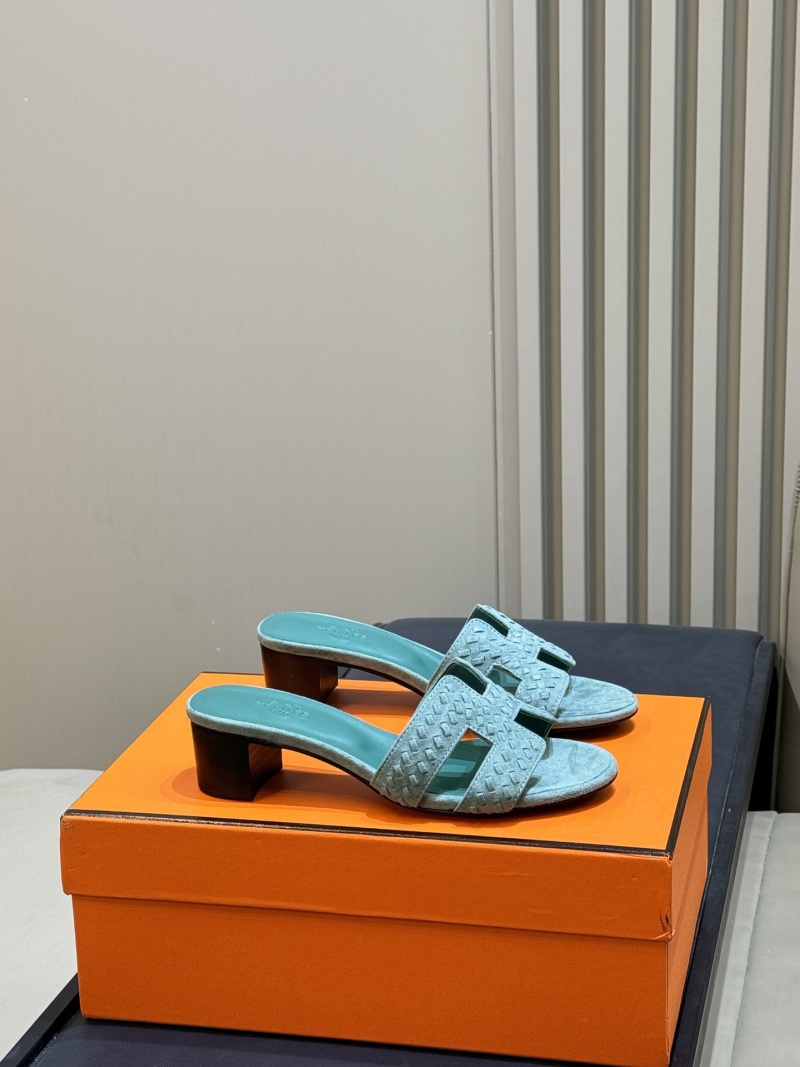 Женские босоножки Hermes с плетеным ремешком Hermès