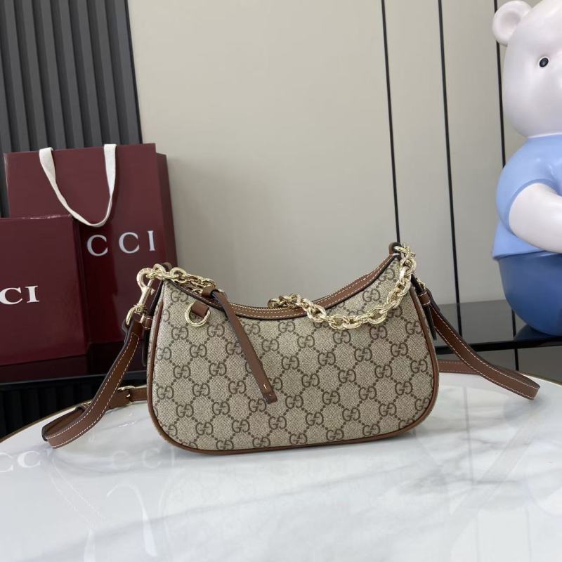 Сумка Gucci с цепочкой и принтом GG