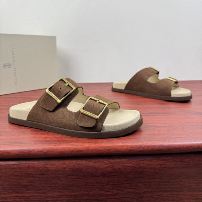 Мужские шлёпанцы Brunello Cucinelli