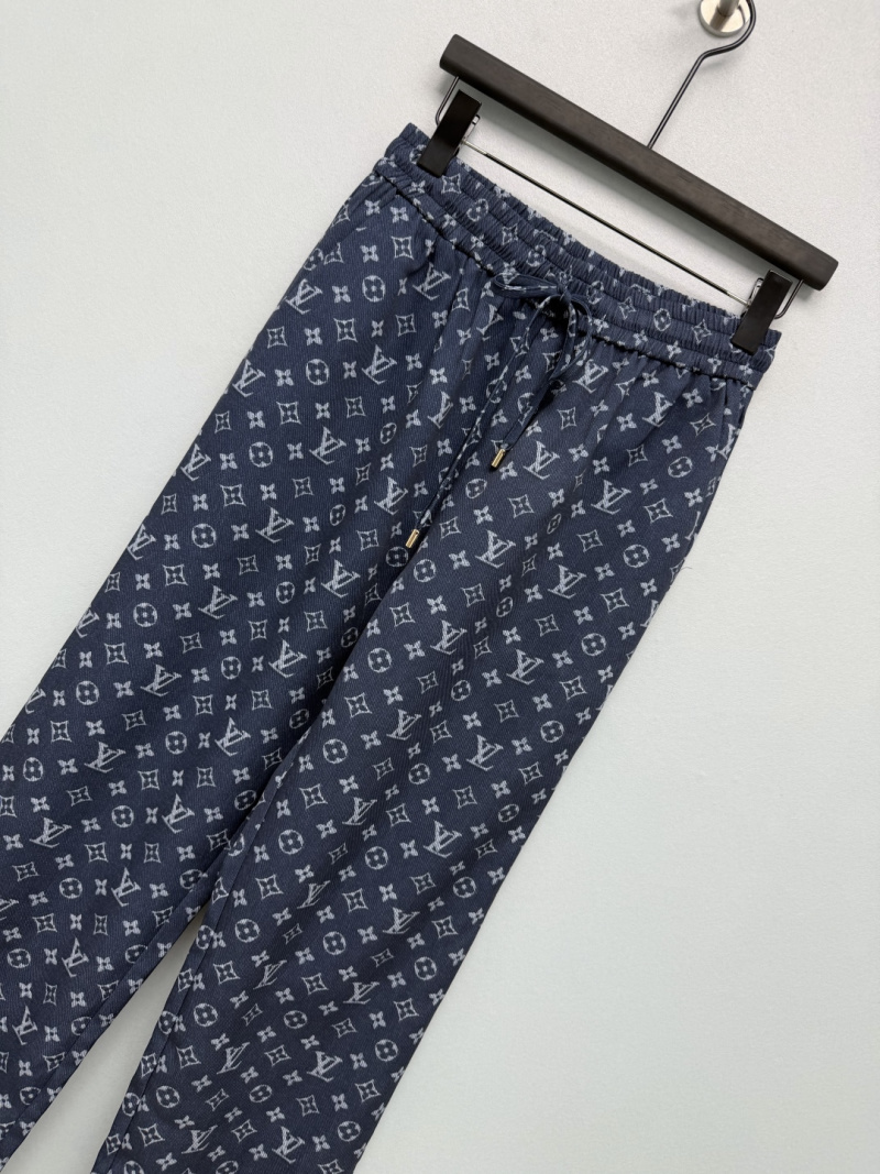 Брюки с принтом Monogram Louis Vuitton