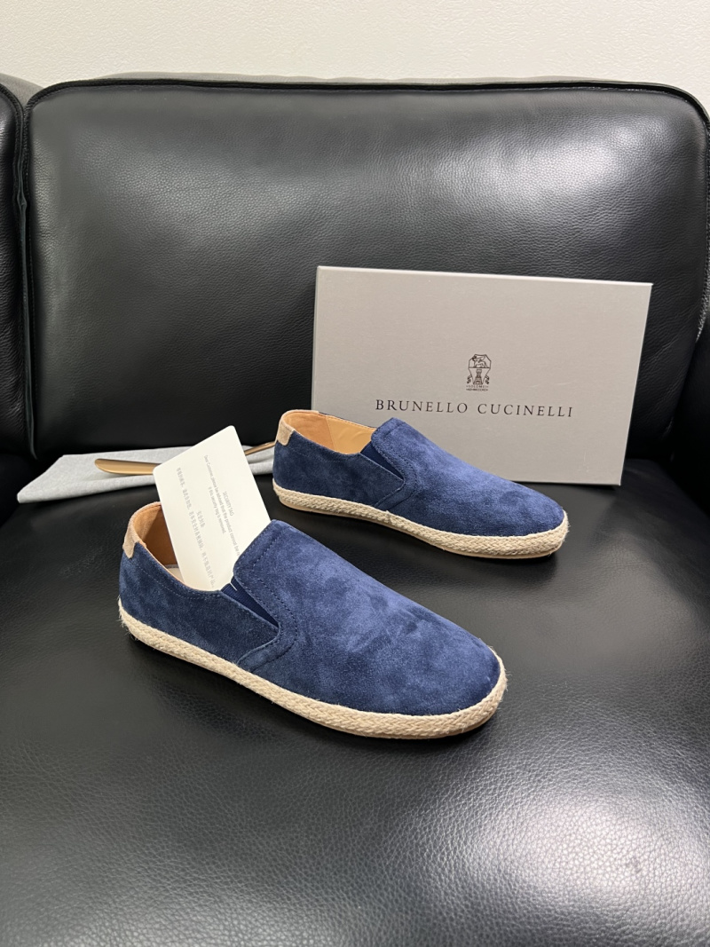 Слипоны Brunello Cucinelli синие