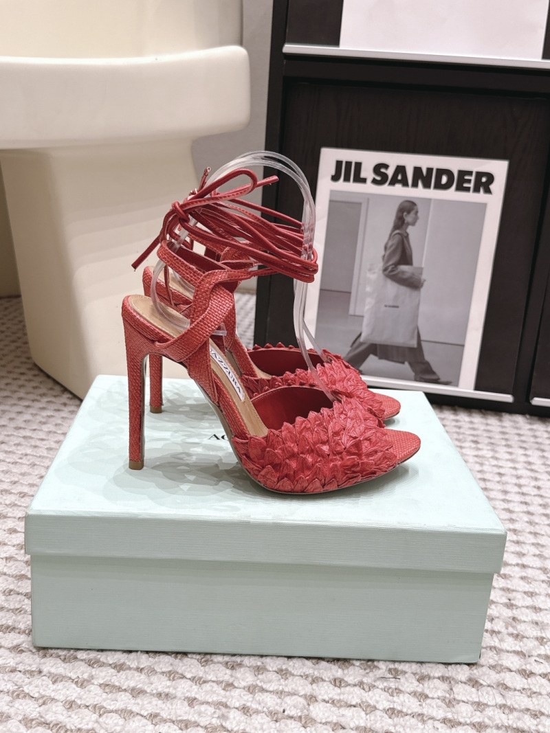 Aquazzura Плетеные босоножки с открытым носом