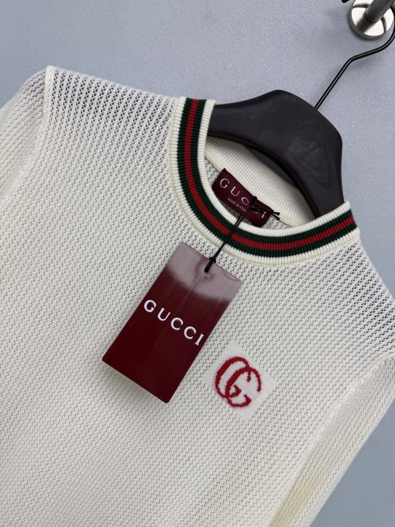Кашемировый свитер Gucci с логотипом