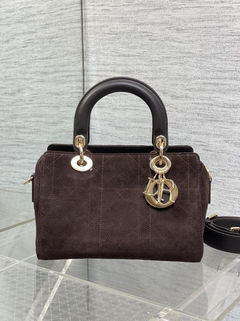 Сумка Dior Lady Dior из замши