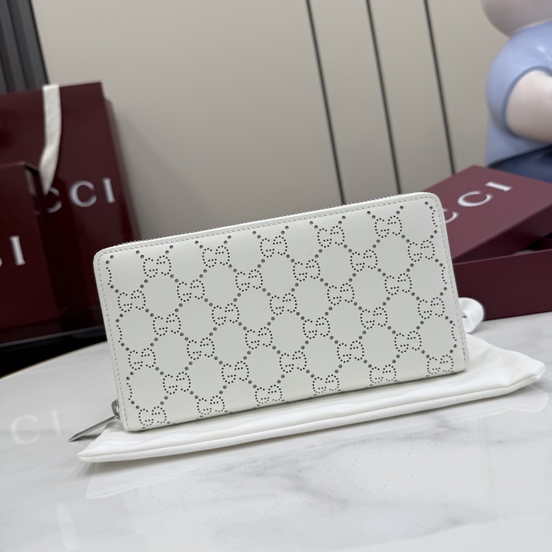 Портмоне Gucci с перфорированным принтом GG