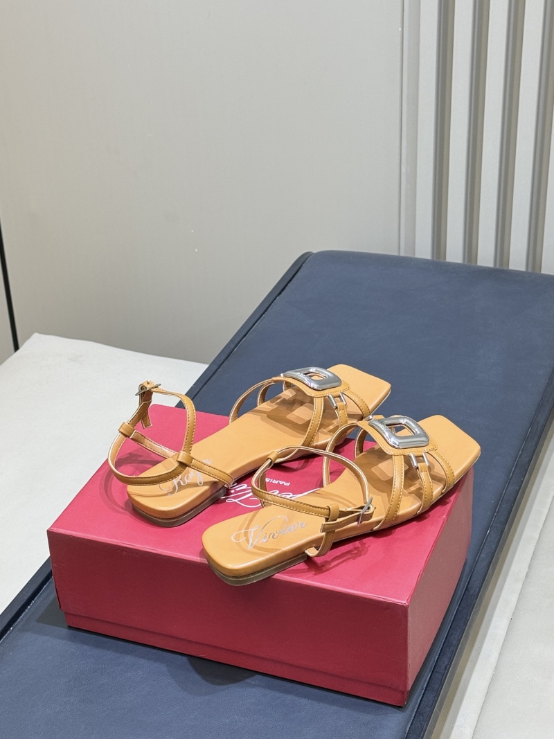 Roger Vivier женские босоножки с квадратной пряжкой