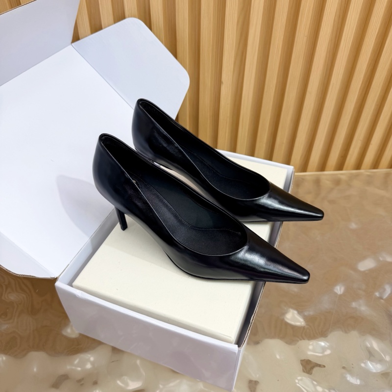Женские мюли с острым носом на тонком каблуке Saint Laurent