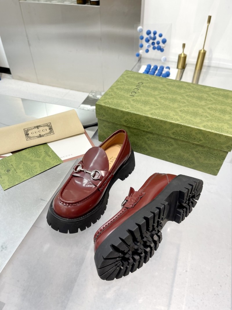 Мокасины Gucci с каучуковой подошвой