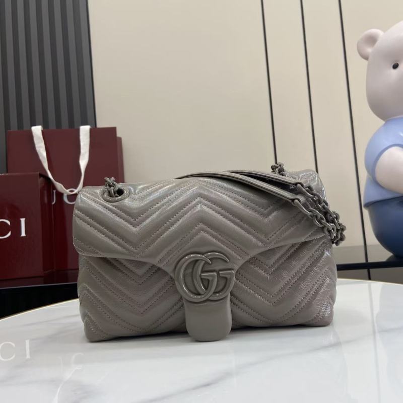 Сумка Gucci GG Marmont серая