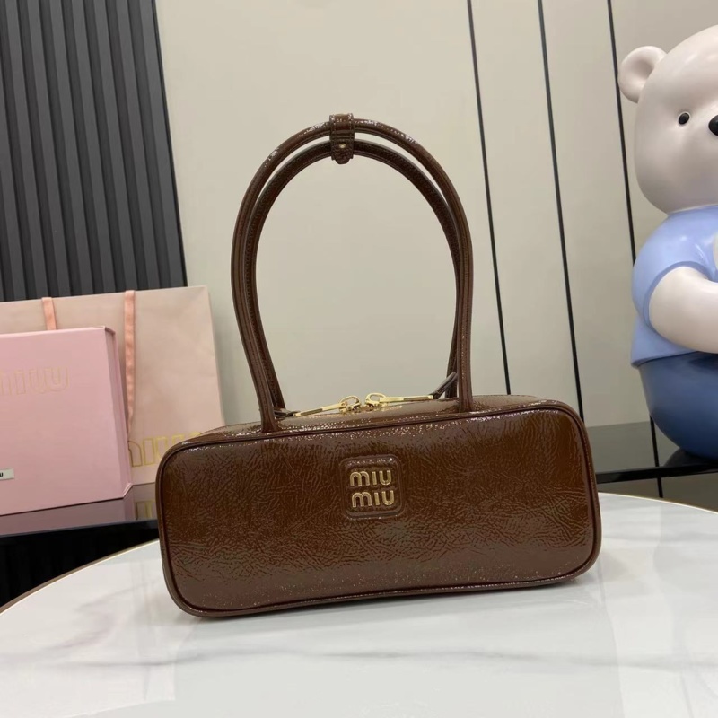 Сумка-тоут Miu Miu коричневый