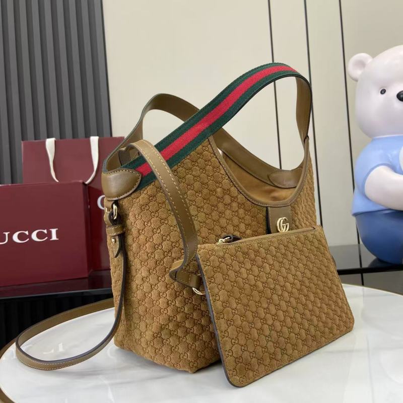 Сумка-тоут Gucci с ремешком и косметичкой