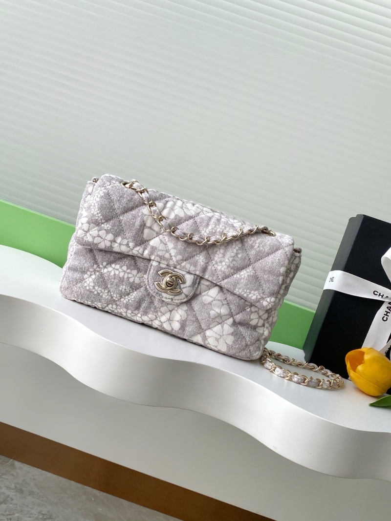 Пляжная сумка Chanel, цвет серый