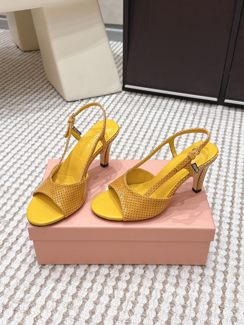 Мю Мью женские босоножки Miu Miu