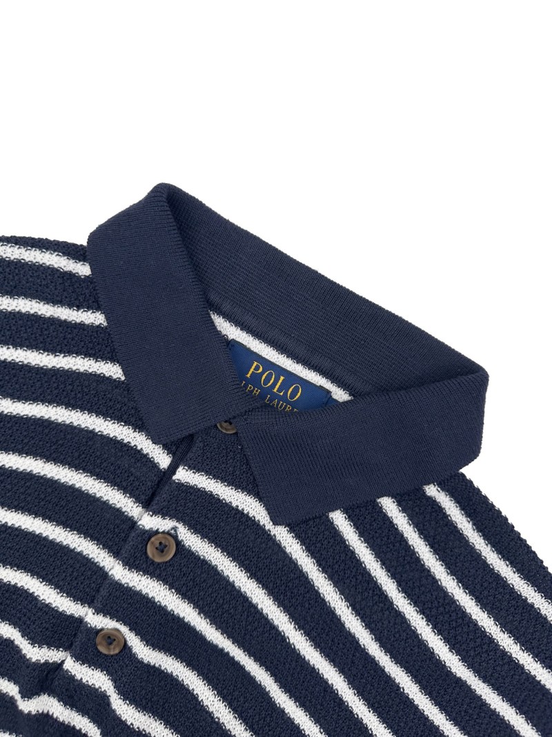 Полосатая футболка Ralph Lauren с логотипом