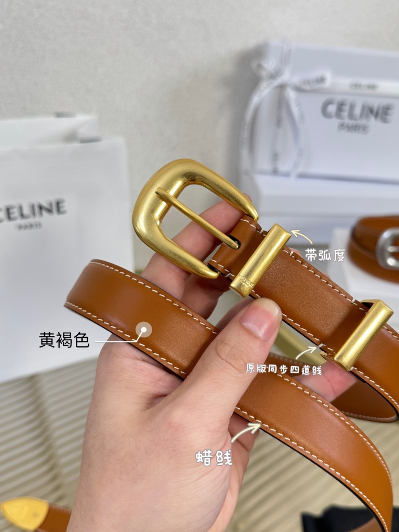 Кожаный ремень Celine