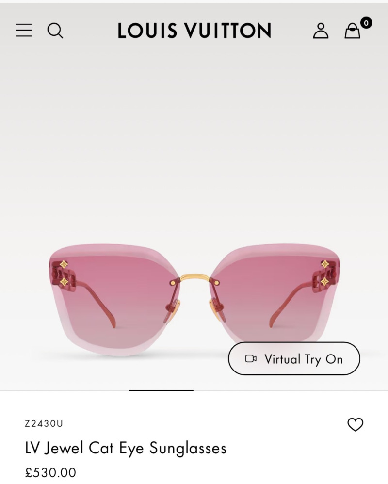 Солнцезащитные очки Louis Vuitton Jewel Cat Eye