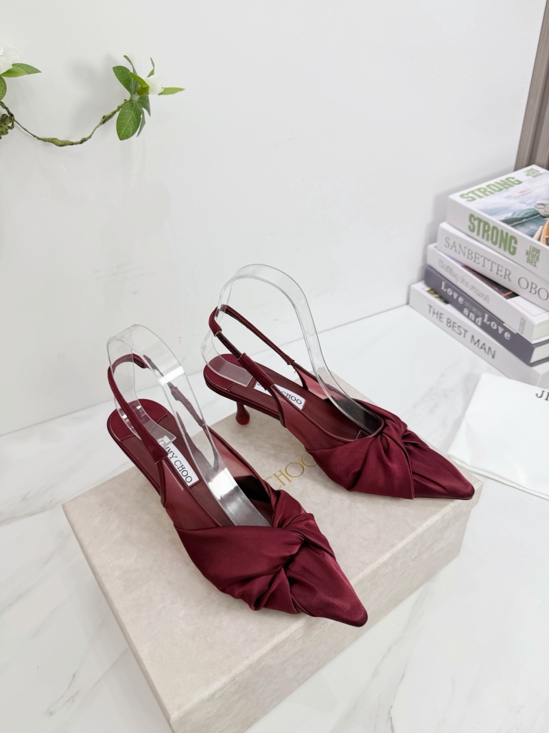 Женские туфли с прозрачным ремешком Jimmy Choo