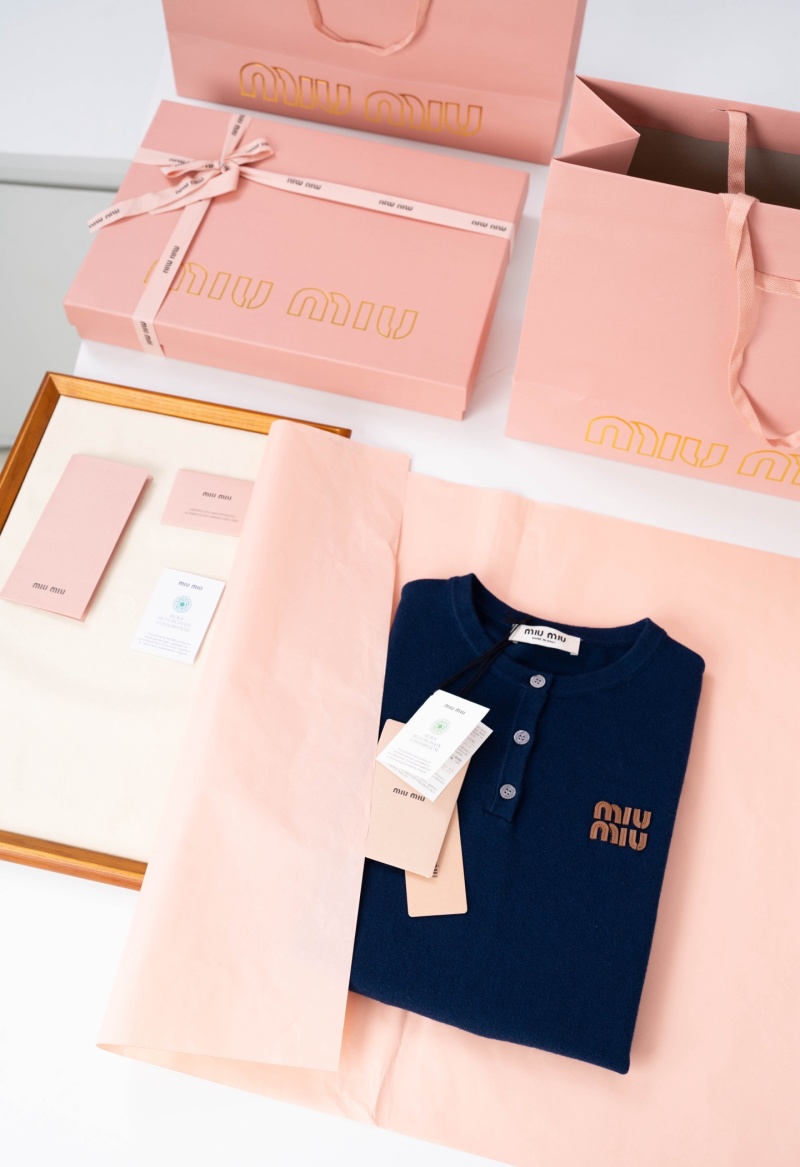 Женский вязаный топ Miu Miu