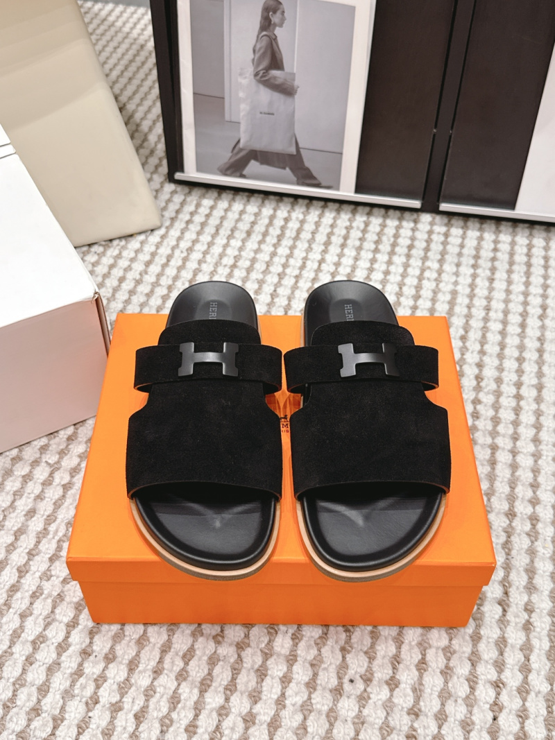 Шлёпанцы Hermes Oran стиль Hermès
