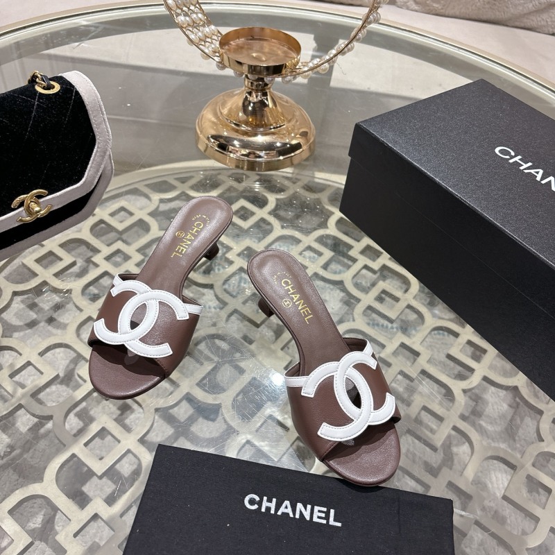 Женские мюли с логотипом Chanel