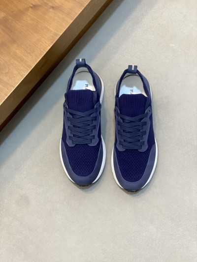 Кроссовки Magnanni синие вязаные мужские