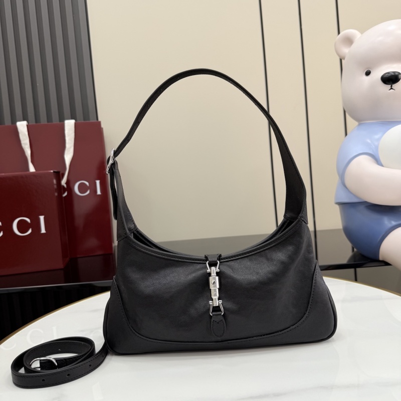 Сумка Gucci черная с ремнем