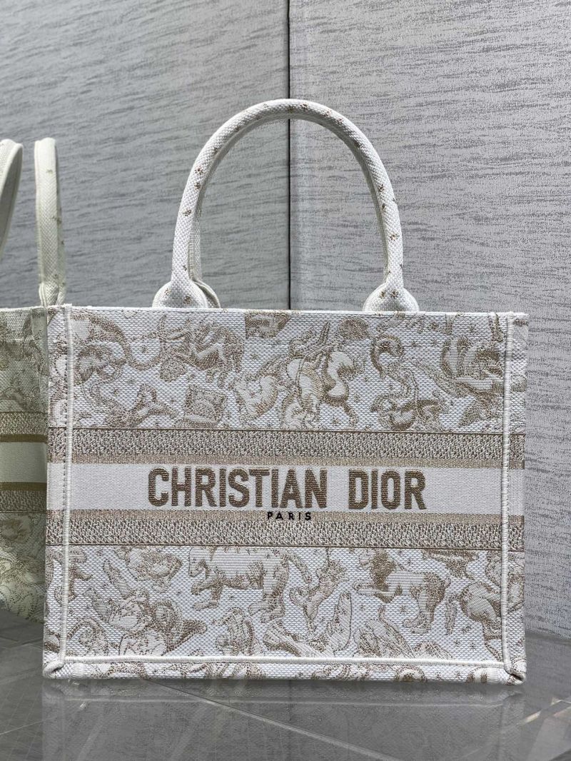 Сумка-тоут Christian Dior с вышивкой