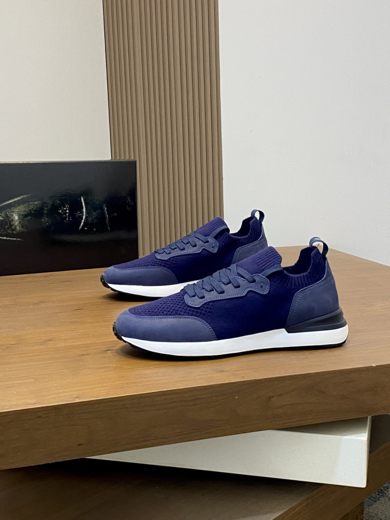 Кроссовки Magnanni синие вязаные мужские